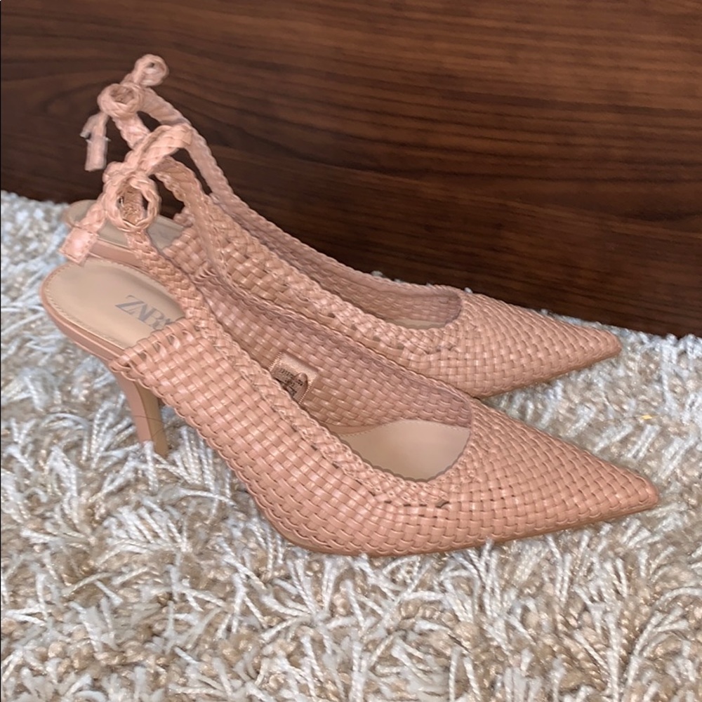 Zara Nude Heels